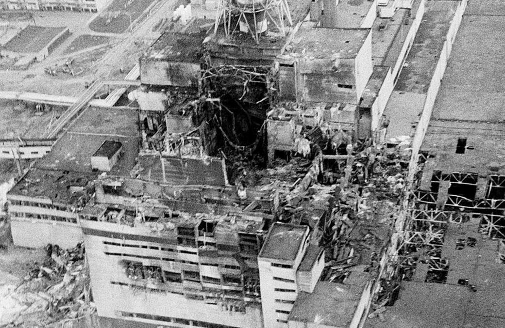 černobyl po explozi 